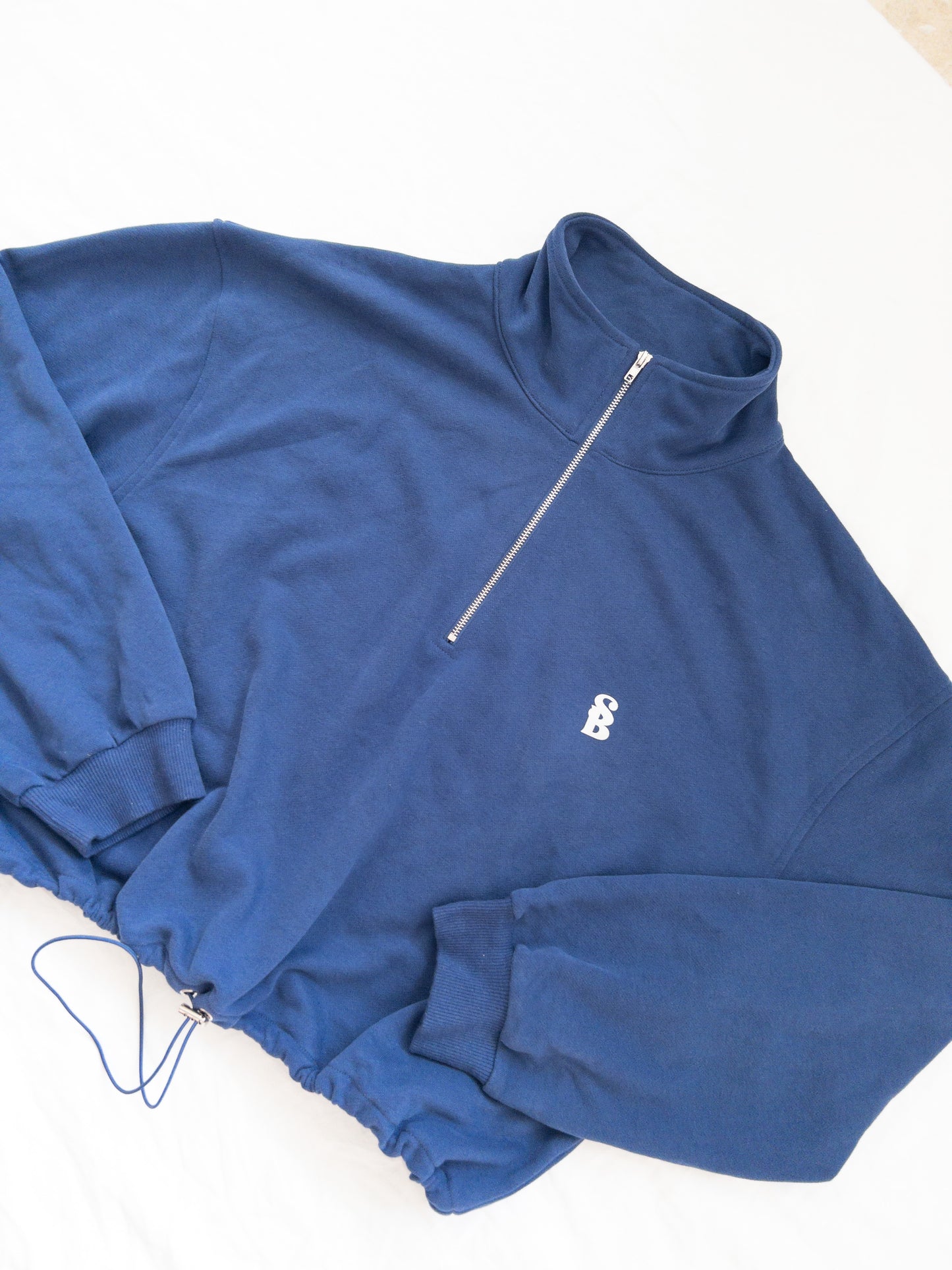 Crop Fleece Pullover - Funnel Neck