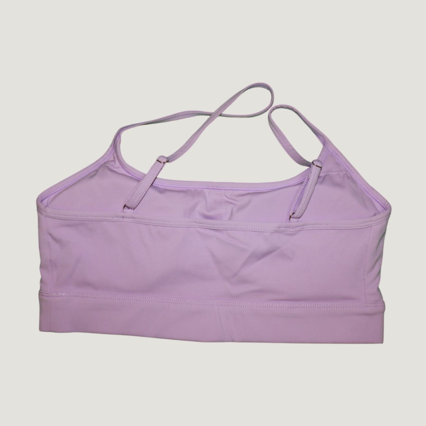 Asymmetrical Sports Bra in Soft Orchid